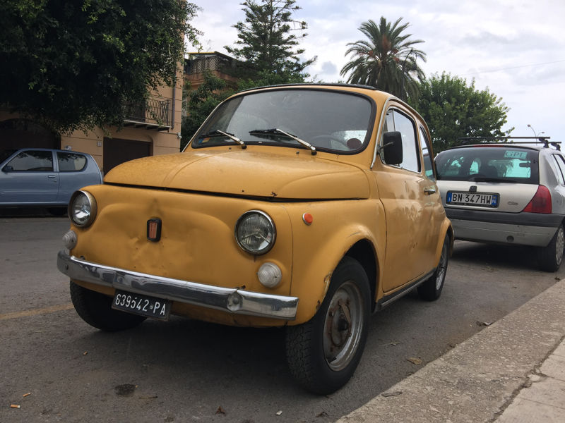 Fiat 500 à Palerme, Sicile