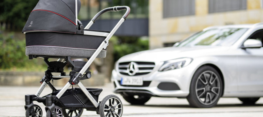 Poussette Mercedes jantes AMG